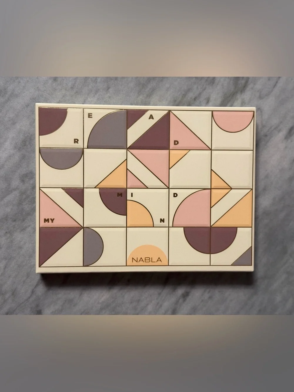 Nabla Read My Mind Eyeshadow Palette - Monochromatic Quads - Brand New in Box